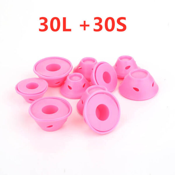 Soft Rubber Magic Hair Care Rollers Silicone Hair Curlers No Heat Hair Styling Tool - Image 2