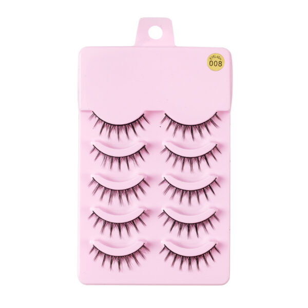 5 Pairs Manga Lashes New Arrival Anime Cosplay Natural Wispy  Korean Makeup Artificial False Eyelashes - Image 9