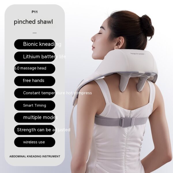 Oblique Muscle Shoulder And Neck Massager Clip Kneading Electric - Image 3