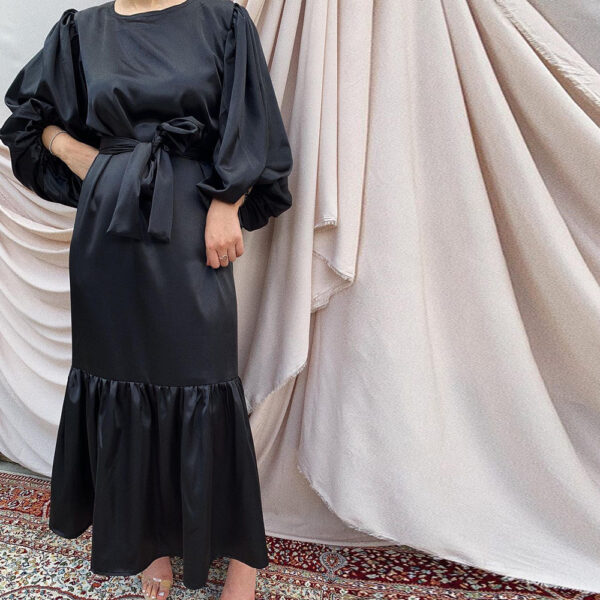 Ramadan Eid Mubarak Kaftan Dubai Abaya Turkey Islam Muslim Fashion Women Hijab Dress Caftan Marocain Dresses Vestidos Robe Femme - Image 4