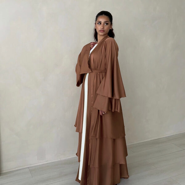 Dubai Middle East Turkey Dubai Exquisite Elegant Cardigan Robe - Image 9