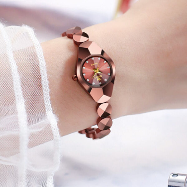 Bracelet Ceramic Tungsten Steel Quartz Watch - Image 9