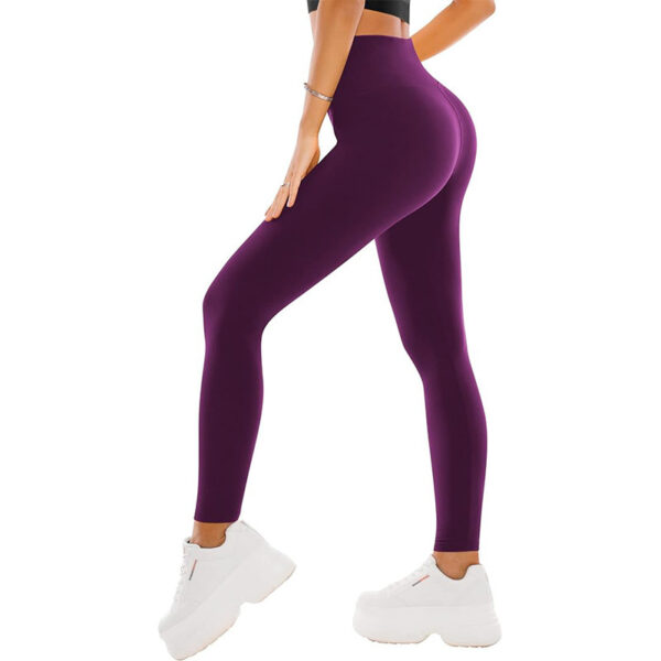 Women's High Waist Leggings Soft Yoga Pants Suitable For Exercise - Image 7