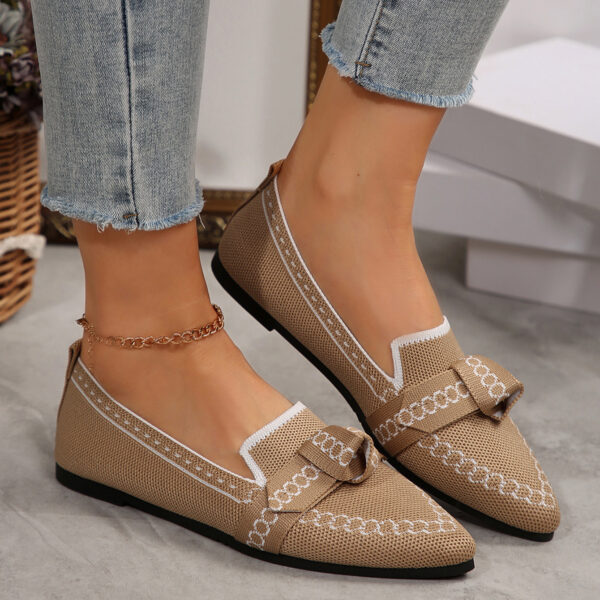 Bowknot Breathable Flat Shoes Women - Image 4