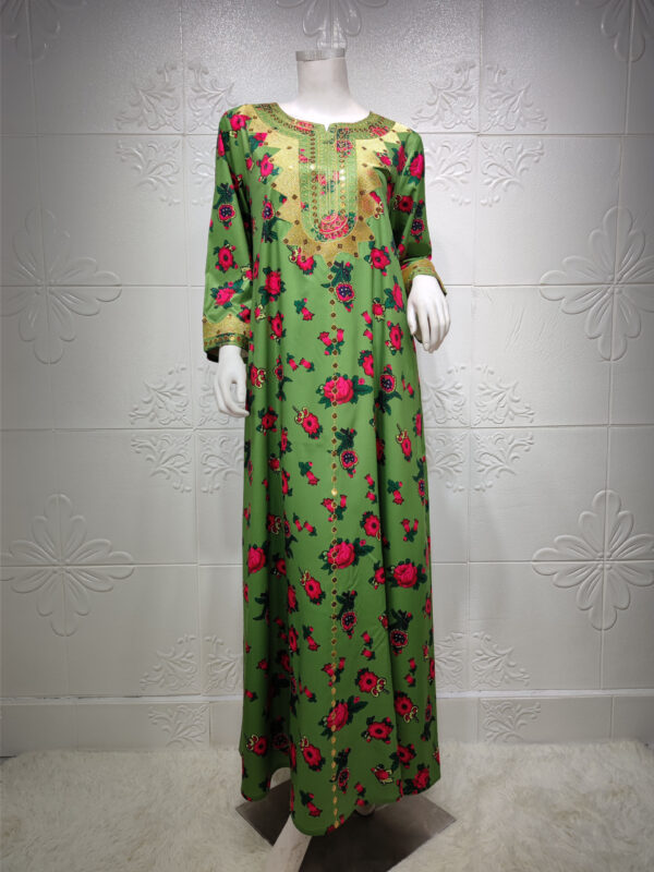 Middle East Women's Dubai Abaya Muslim Women's Dress - Image 3