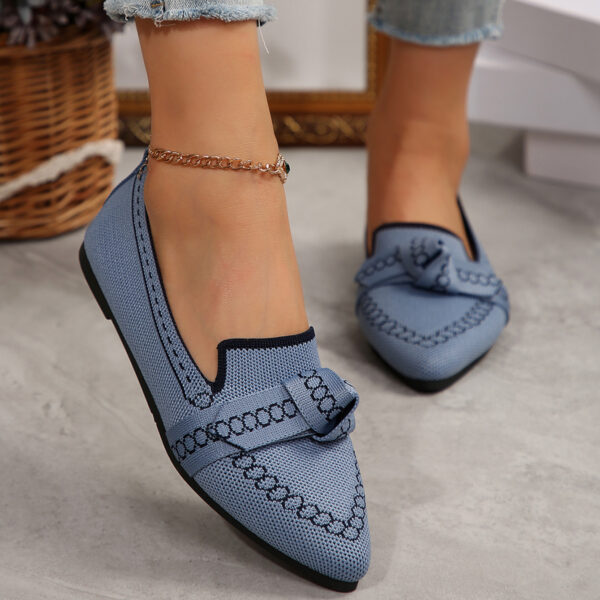 Bowknot Breathable Flat Shoes Women - Image 3