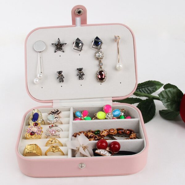 Finishing Necklace Ring Ear Studs Earrings Jewelry Storage Box - Image 7