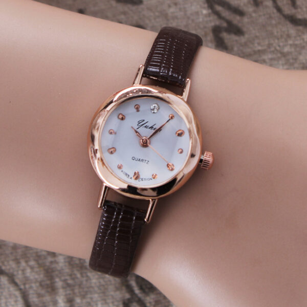 Simple Elegant Student Thin Strap Small Mori Style Women's Watch - Image 3