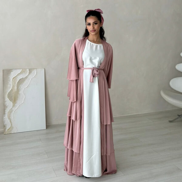 Dubai Middle East Turkey Dubai Exquisite Elegant Cardigan Robe - Image 8