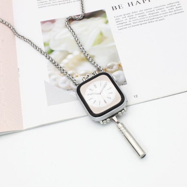 Watch Necklace Feather Hanging Strap - Image 8