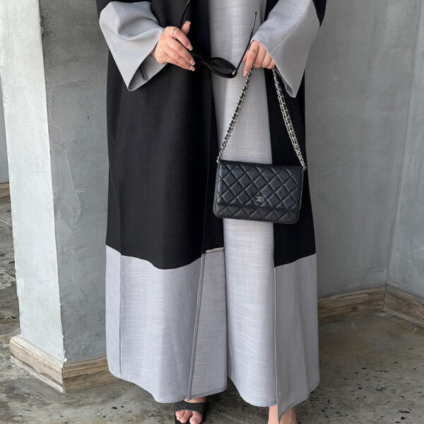 Fashion Stitching DUBAI Turkish Elegant Robe - Image 2