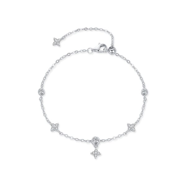 S925 Silver Mori Sweet Delicate Lucky Bracelet For Women - Image 4