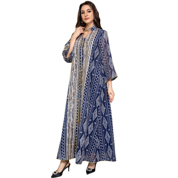 Women's Fashion Dress Dubai Robe - Image 8