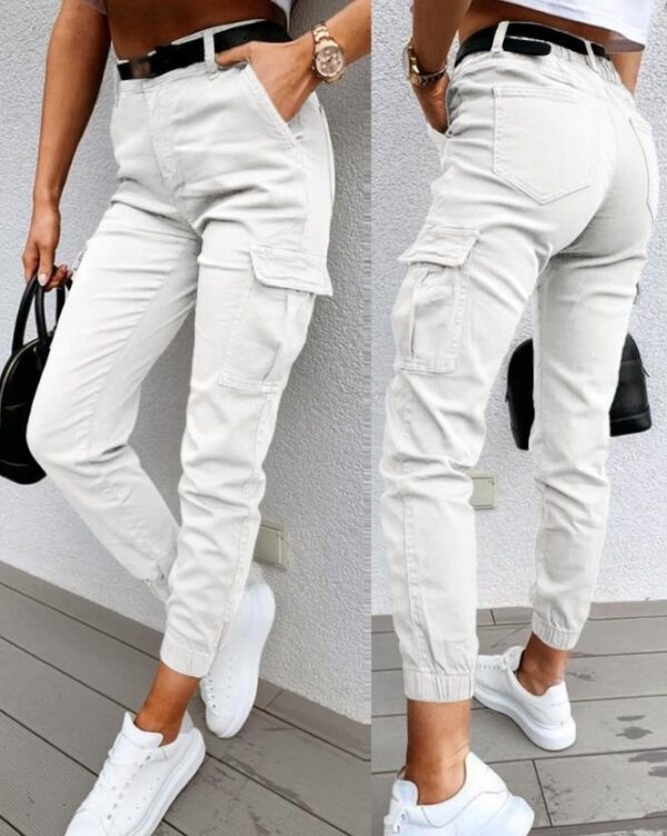 Women's Tappered Work Clothes Trousers - Image 6