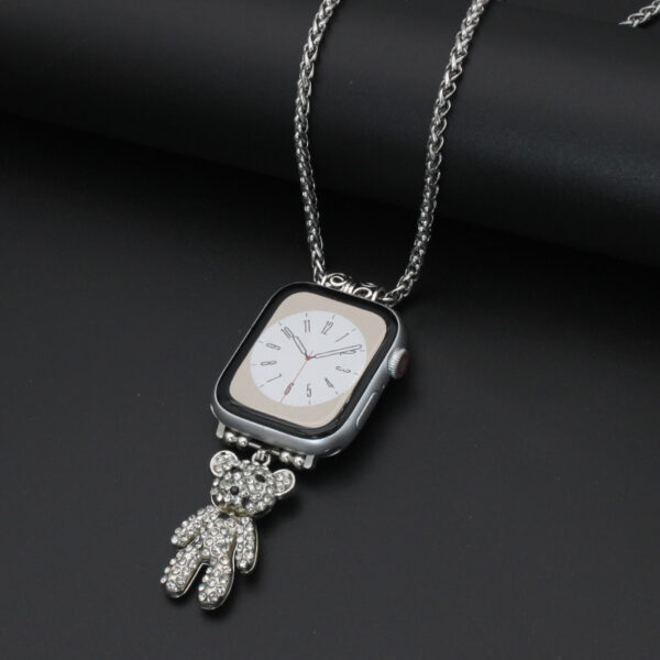 Watch Necklace Feather Hanging Strap - Image 2