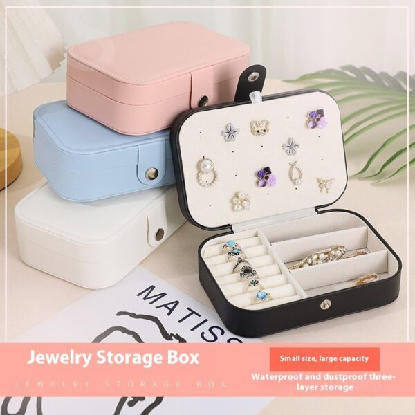 Finishing Necklace Ring Ear Studs Earrings Jewelry Storage Box - Image 6