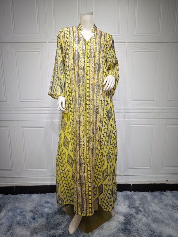 Women's Fashion Dress Dubai Robe - Image 5